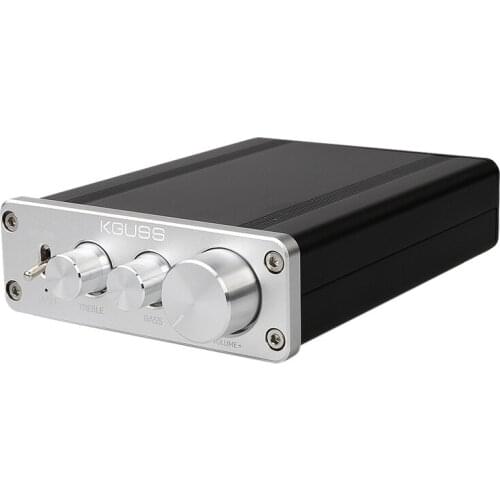 HFES KGUSS TA50 Digital Power Amplifier,Stereo Audio Amplifier HIFI Fever Bass Amplifier For Home Speakers EU Plug