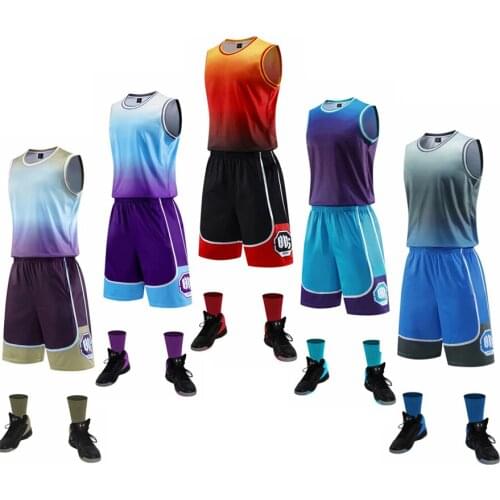 Custom Kids & Men College Basketball Jerseys Youth Basketball Uniforms ,basketball jersey Shorts Set ,throwback BasketBall Shirt