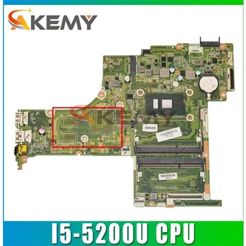For HP 15-AB laptop motherboard 809041-501 809041-601 With SR23Y I5-5200U DAX12AMB6D0 Motherboard 100% Tested Fast Ship