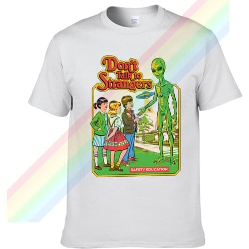 Don't Educate Strangers About Safety T Shirt For Men Limitied Edition Unisex Brand T-shirt Cotton Amazing Short Sleeve Tops
