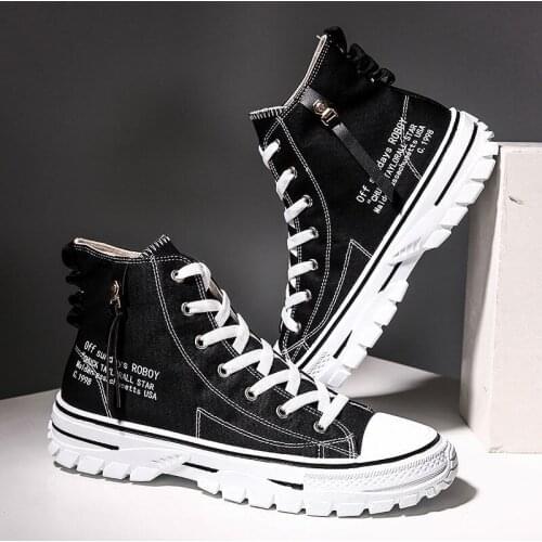 Ibiushen Men's High Top Sneakers