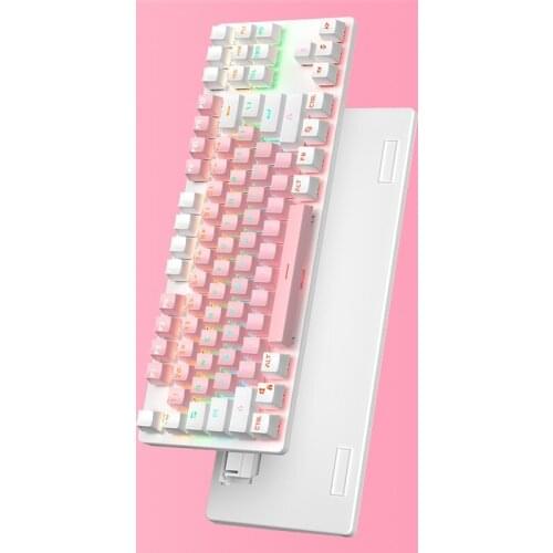RGB Mechanical Gaming Keyboard USB Wired 87 Keys Keyboard RGB LED Backlit Original Keyboard for Computer Gamer PC