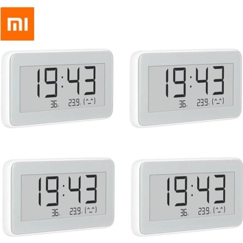 NEW Xiaomi Mijia BT4.0 Wireless Smart Electric Digital clock Indoor Outdoor Hygrometer Thermometer LCD Temperature Measure Tool