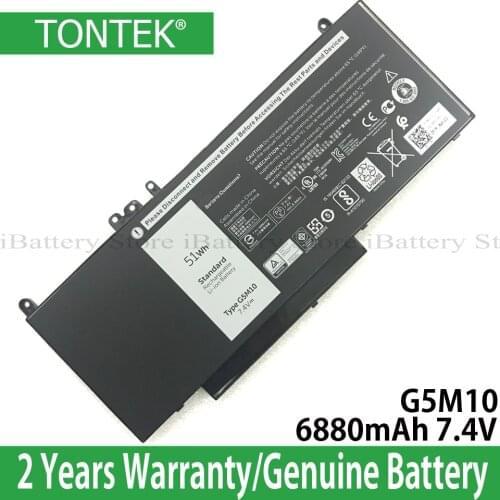 Genuine G5M10 Battery For Dell Latitude E5250 E5450 E5470 E5550 E5570 0WYJC2 8V5GX