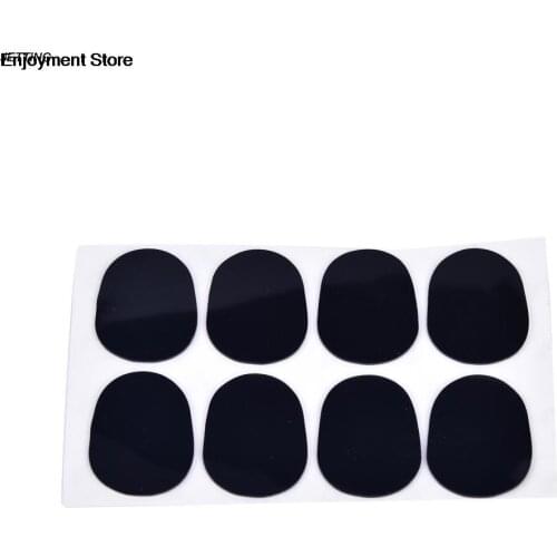 Rubber Cushions Saxophone Durable 0.8mm Black Rubber Saxophone Sax Mouthpiece Pads Patches