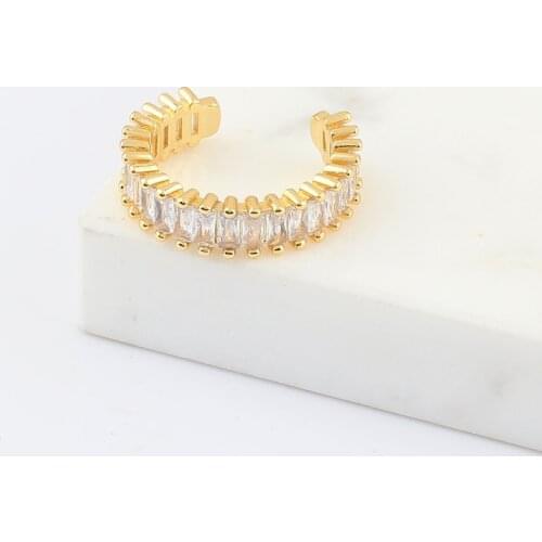 Luxury Micro Paved Square Cubic Zirconia Promise Love Rings for Women Engagement Wedding Jewelry Hot Sale Drop Ship Ring