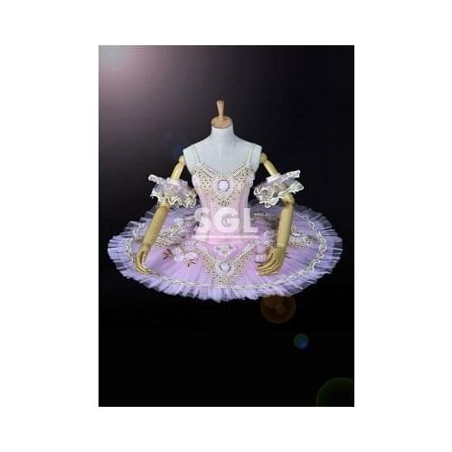 Girls Pink Tutu Skirts Adult Classical Ballet Tutu Dance Costumes For Ballet Performance Or Competition Nutcracker AT1171