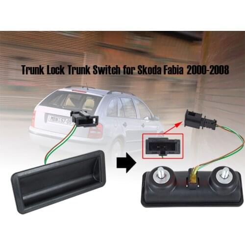 Tailgate Boot Handle for Skoda Fabia 2000 2001 2002 2003-2008 6Y0827574K 6Y0 827 574K 6Y0 827 574 K