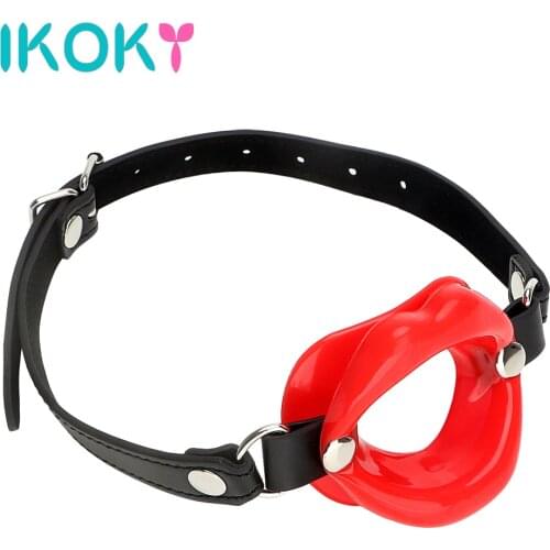 Sexy Lips Mouth Gag Oral Sex Toys For Women Female Couple Tools Adults Games Product Bondage Set Accessories Erotic Machine Shop