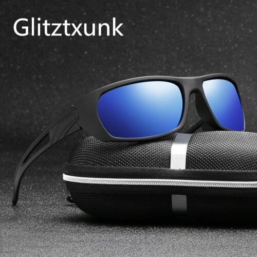 Glitztxunk Polarized Sunglasses Men Sports Fashion Eyewear Classic Brand Design Male Sun Glasses Travel Fishing oculos masculino