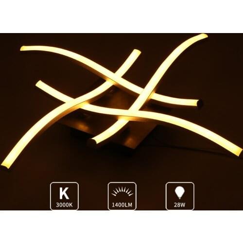 47cm Modern Creative Lighting 28W Romantic Ceiling Lights Bedroom Minimalist Personality Living Room Dining Room Recessed Lamps