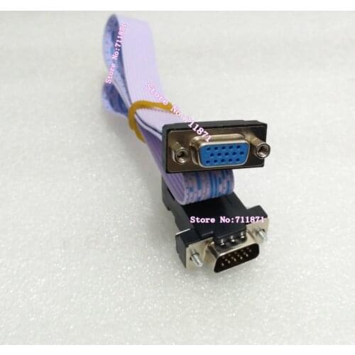 50cm 15pin VGA Male to Female extension cord Line VGA D-Sub Male Female extension Cable M F 15Pin D-Sub HDB15 extend Line wire