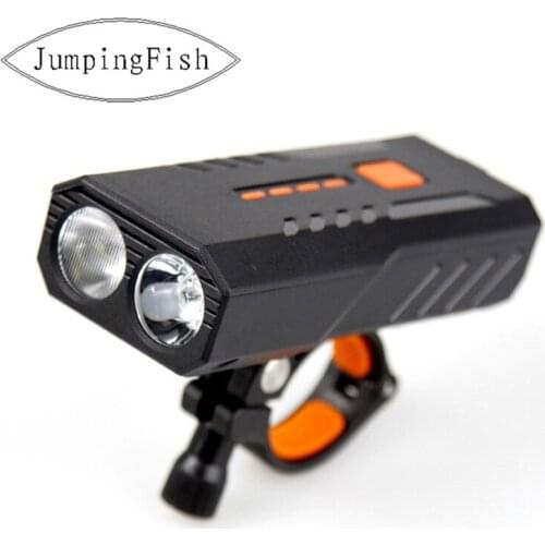 Bicycle Mountain Bike Headlight Night Riding USB Charger with Rechargeable Power Bank Battery Riding Equipment 2400MAH 5000MAH