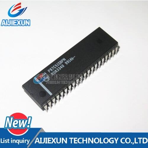 1Pcs P87C51SBPN DIP40 80C51 8-bit microcontroller family 4 K/8 K OTP/ROM low voltage 100 % New and original