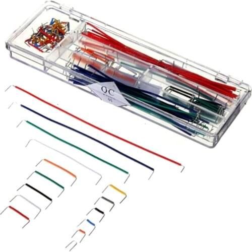 140pcs/lot U Shape Solderless Breadboard Jumper Cable Dupont Wire For Arduino Shield 14 kinds ,each kind 10pcs ,total 140pcs