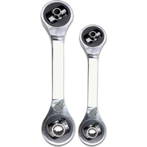 8 in1 Double Head Ratchet Wrench Ended Spanner Kits Chrome Vanadium Steel Wrench Fast Universal Auto Repair Car Hand Tool