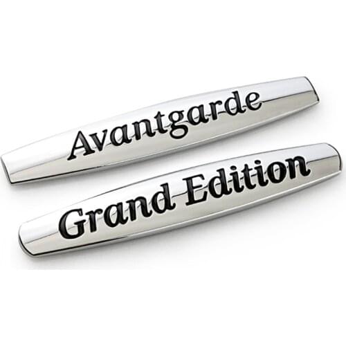 Avantgarde Grand Edition Logo High Quality Metal Auto Sticker Emblem Car Decal For Mercedes Benz W211 W210 CLA CLK CLS ML W203