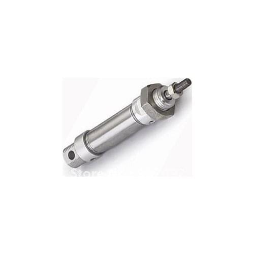 Free Ship 10pcs/lot 25mm Bore 40mm Stroke Stainless Air Cylinders MA25x40 Single Rod Single Acting Spring Return Cylinders