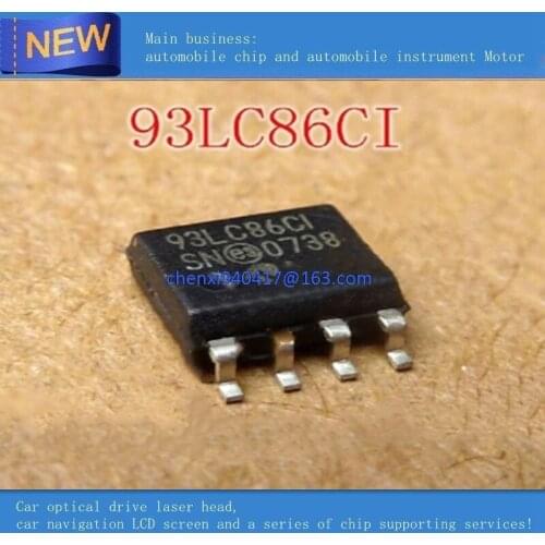 Free shipping 5PCS / LOT 93LC86I 93LC86-I / SN SOP8 memory chip SMD IC