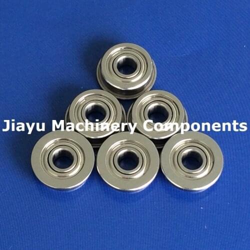 Free Shipping 10 PCS SF605ZZ Flanged Bearings 5x14x5 mm Stainless Steel Flange Ball Bearings DDRF-1450ZZ