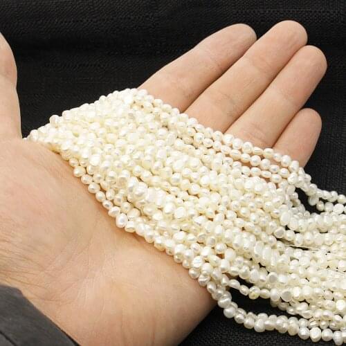 3-5.5mm natural freshwater pearl exquisite baroque loose beads ladies jewelry making DIY necklace bracelet fashion accessories