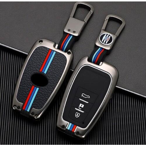 Zinc Alloy Car Key Cover Case For Toyota CHR C-HR Prado Camry Avalon Prius Corolla RAV4 Avalon Keychain Key Holder Protector