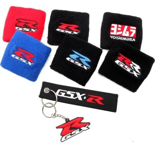 GSX-R Motorcycle Front Fluid Oil Brake Reservoir Sock Cover For GSXR 750 600 1000 K1 K2 K3 K4 K5 K6 K7 K8 K9 K10 K11 K12 K13