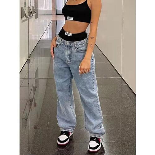 GILIPUR Women's Straight Jeans