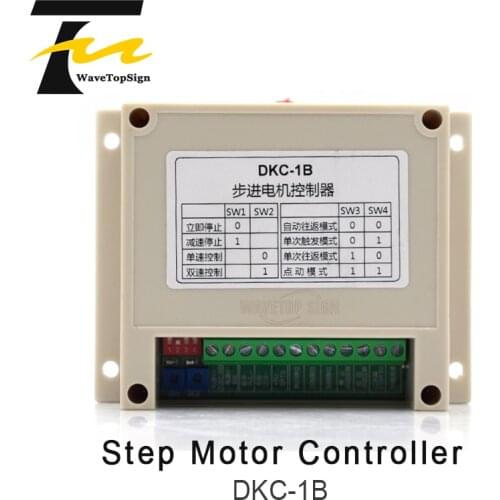 WaveTopSign Industrial Type DKC-1B Stepper Motor Controller Single-Axis Pulse Generator Servo Motor PLC Speed Regulation
