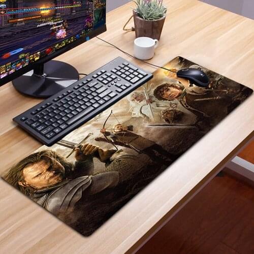 Tapis De Souris Lotrs Movie Rings 30X60 Mousepad Gaming Accessories XL Mousepad Mausepad Alfombrilla Raton Tappetino Mouse 90X30