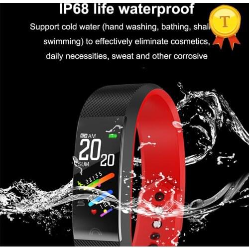 2019 best selling long standby Smart Wristband Touch screen Swimming bathing hand washing Heart Rate Sleep monitoring smartband