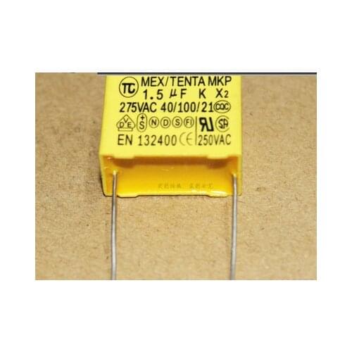 MKP X2 155K 275V -310VAC 1.5UF Safety capacitance feet from 22 mm HJC huarong