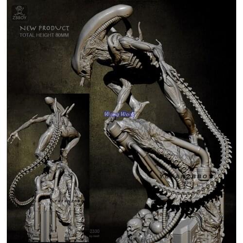 Wong Work Unpainted Resin 80mm Unassembled Garage Kits GK Model Kit Figure TD-2330