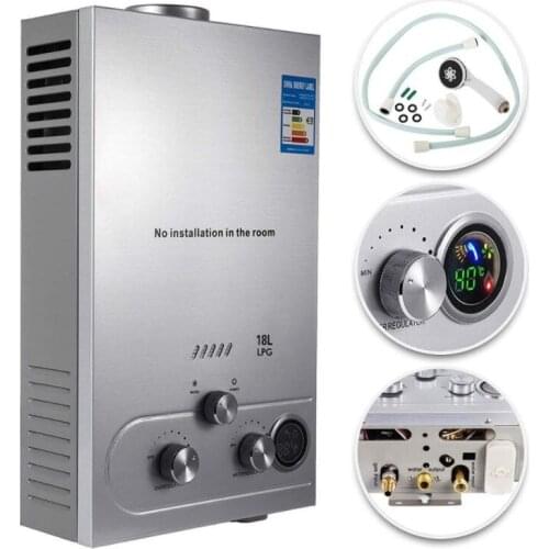 18L wall mounted liquefied gas water heater household intelligent automatic fast water heater bath equipment