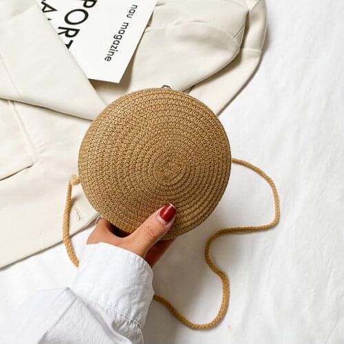 2021 Brand New Girls Crossbody Bag with Zipper Closure Solid Color Round Shape Shoulder Bag in 10 Colors