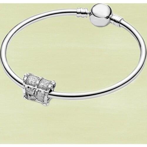 2021 Summer New S925 Silver Chest Of Treasure Charm Bracelet Set, High-quality Jewelry For Ladies Exquisite Birthday Gifts