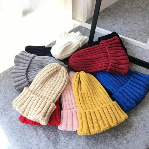 2020 The New Fashion Candy Color Light Board Can Be Used for Men and Women Autumn and Winter Lovers Warm Knitted Hats