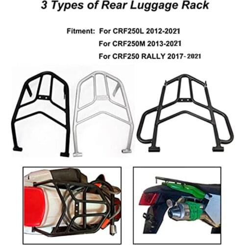 Passenger Detachable Rear Luggage Rack Motorcycle Accessories For Honda CRF250L CRF250M CRF250 Rally CRF 250L CRF250 L 2012-2021