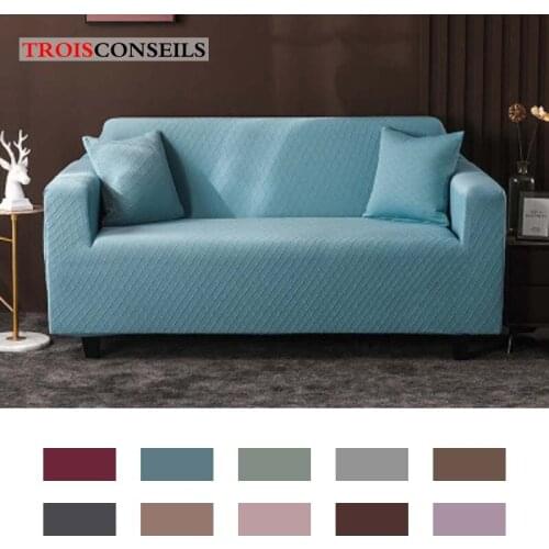 Plaid Sofa Cover for Living Room 10 Color sofa case cover Sectional Elastic Stretch Couch Cover L shape Stretch Slipcovers