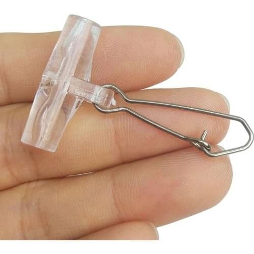 20-pieces Swivel Snap Hook Sinker Slider with Hooked Snap 6# 3-way Swivel Fishing Connector Saltwater Terminal Tackle