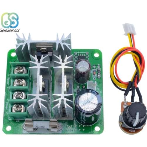 DC 6V-90V 15A Pulse Width PWM DC Motor Speed Controller Switch Speed Control Regulator
