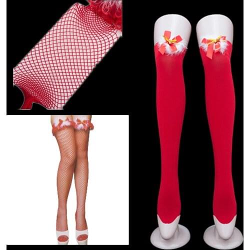 Christmas stock Synthetic diamond Design Women Sexy Mesh Net Fishnet Black Stocking Thigh Highs Hosiery Sexy Lingerie Pantyhose