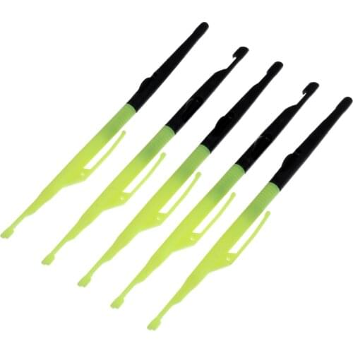 5Pcs Fishing Hook Extractor Hook Removers Fishhook Disgorger & Knot Picker Hook Eye Clear Fishing Tools