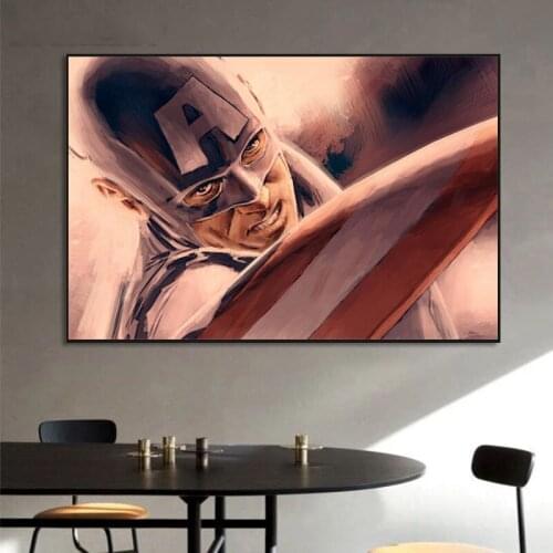 Marvel Captain America Cross Stitch Kits Diamond Painting 5d Diy Home Decor Mosaic Diamond Embroidery Full Drill Art