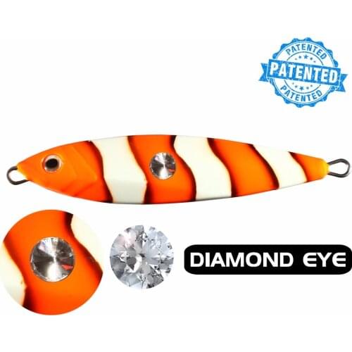 ECOODA Wolf Series Luminous Color with Diamond eye Deep-sea Fishing Speed Jig Inchiku Jigging Fishing Bait Lures 250g(8.8oz)