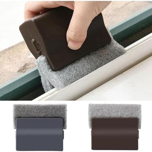 Window Groove Cleaning Cloth Window Cleaning Brush Door Frame Angle Magic Cleaner Clear The Dead Corner and Edge of Kitchen
