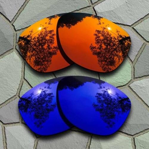 Red Orange&Violet Blue Sunglasses Polarized Replacement Lenses for Oakley Frogskins