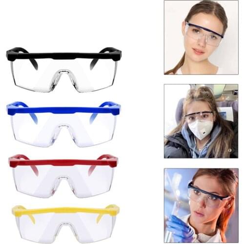 Comfortable Soft Silicone Nose Clip Outdoor Safety Eye Protective Clear Goggles Glasses Retractable Tactical Protective Glasses