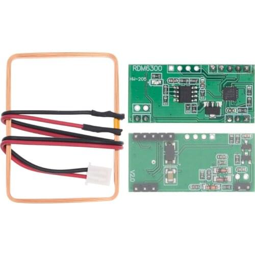 1 Piece 125Khz RFID Reader Module RDM6300 UART Output Access Control System RDM6300