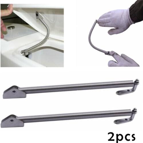 2pcs Marine Stainless Steel Boat Hatch Support Spring Adjuster 8-1/4"Stainless Steel For Boat Yacht Hatches Bracket